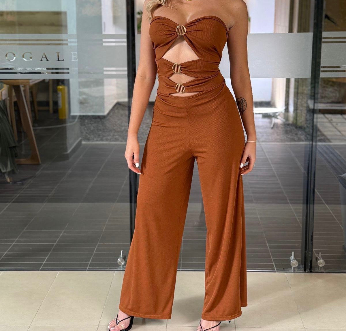 Strapless Romper