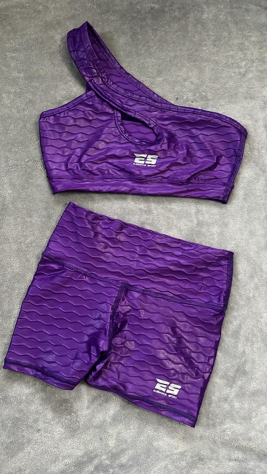 Textured Push Up Licra Short